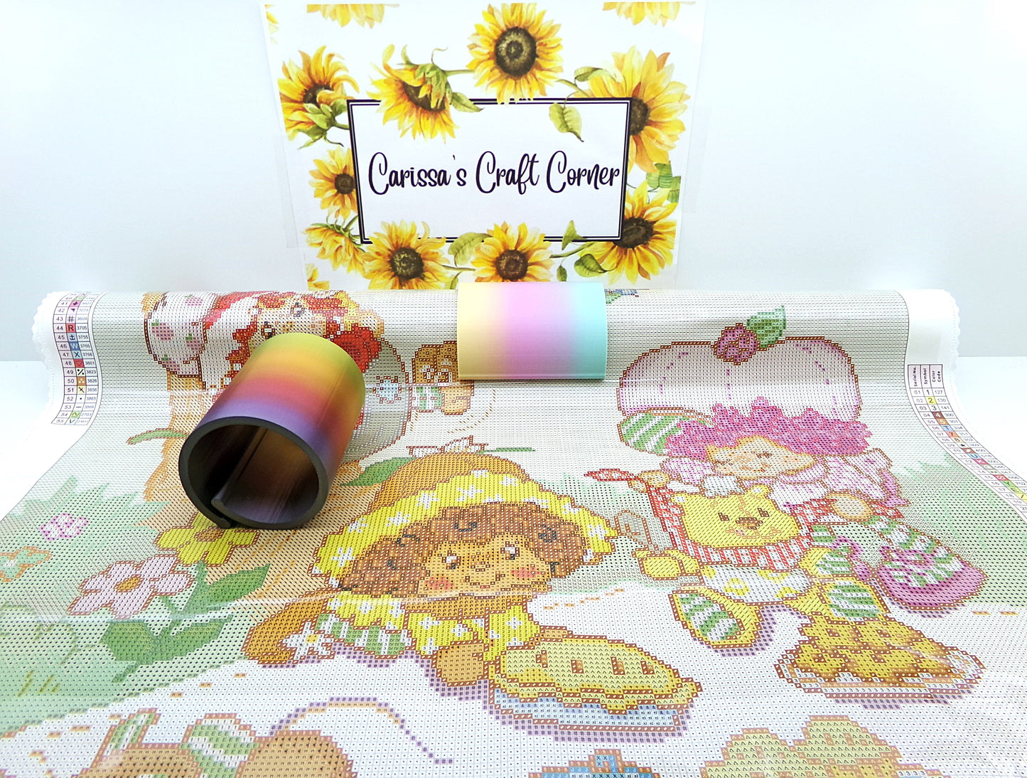 Diamond Painting Canvas Roller & Holder