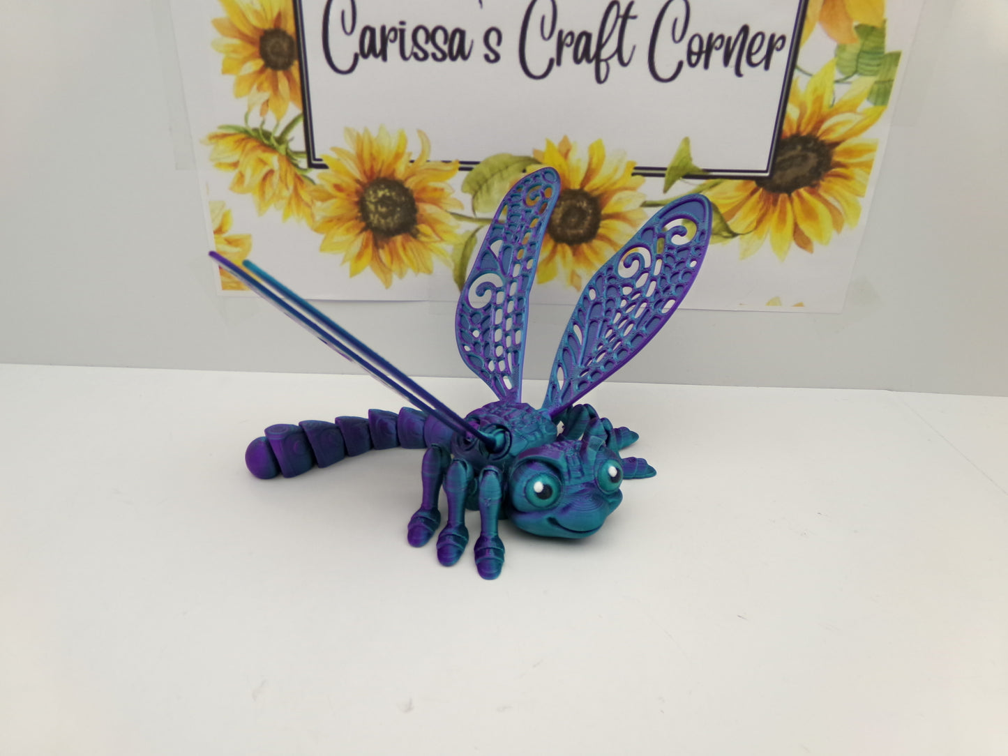 3D Printed Articulated Dragonfly