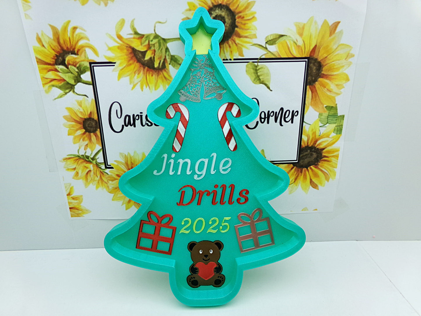 Jingle Drills 2025 Christmas Tree Trinket Tray