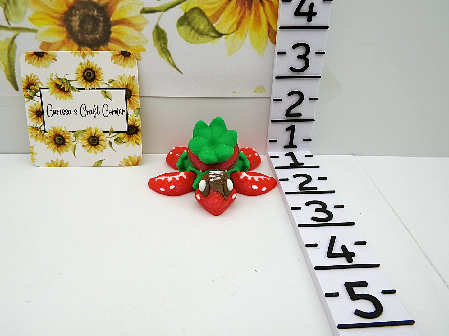 Chocolate Dipped Strawberry Turtle Cover MInder