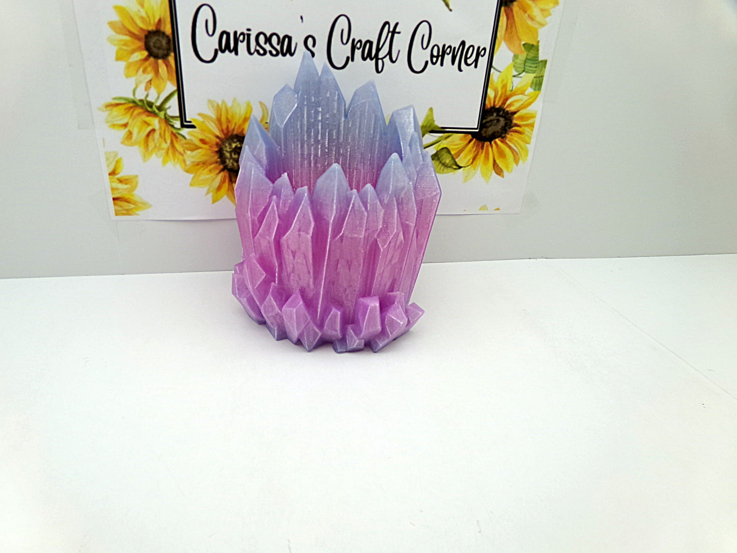 Crystal Rock Pen Holder