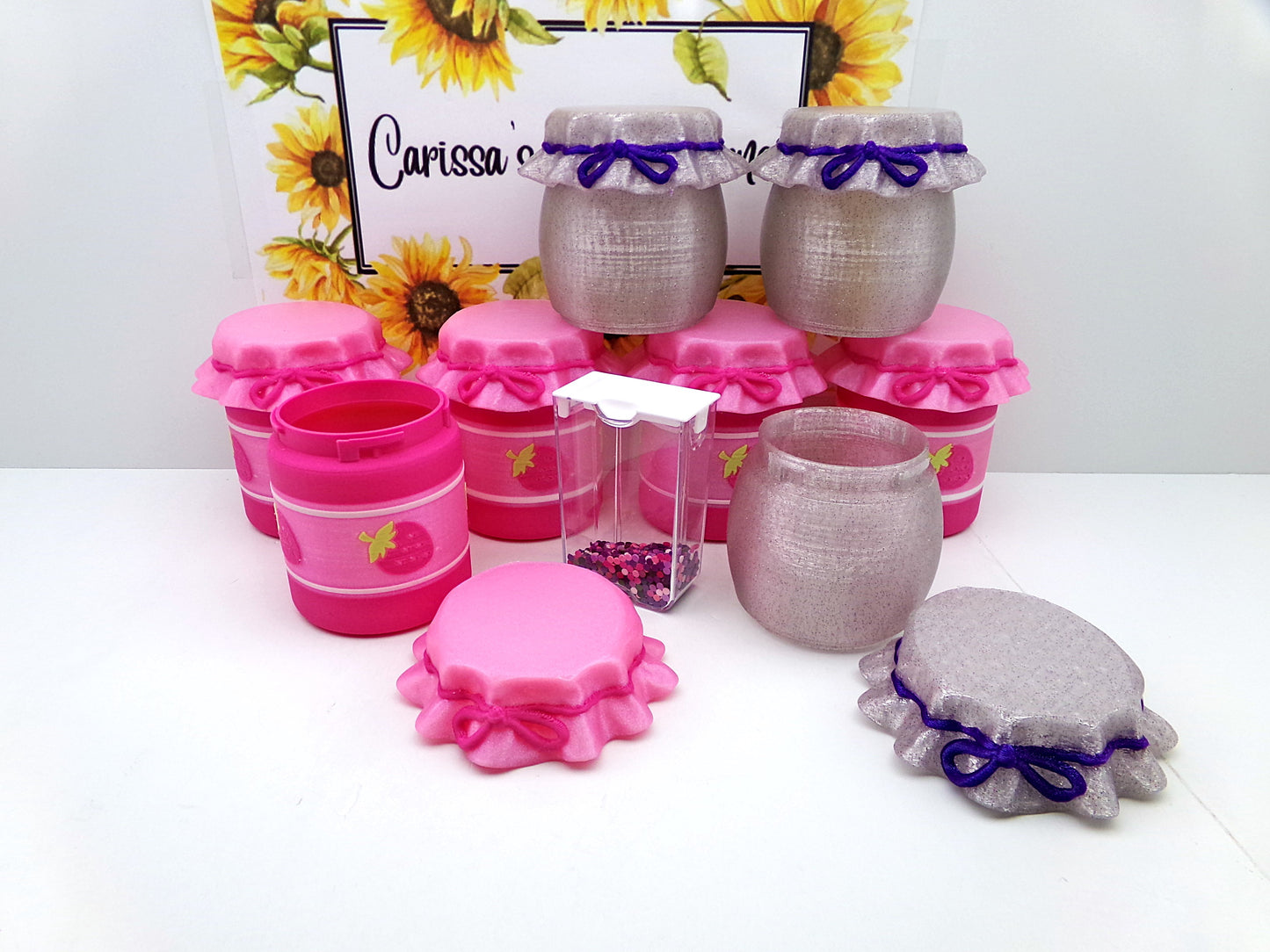 3d Printed Trinket Jars with Lids