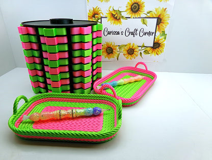 "Witchy Vibes" Edition   Themed Rope Trays OR  Lazy Susan Organizer With Drill Trays