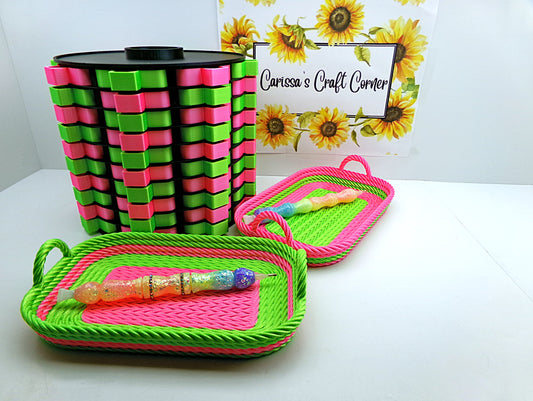 "Witchy Vibes" Edition   Themed Rope Trays OR  Lazy Susan Organizer With Drill Trays