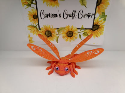 3D Printed Articulated Dragonfly