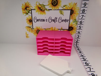 Minimal Space Diamond Art Club Drill Tray Storage Box (DAC)