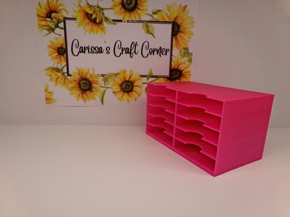 Minimal Space Diamond Art Club Drill Tray Storage Box (DAC)
