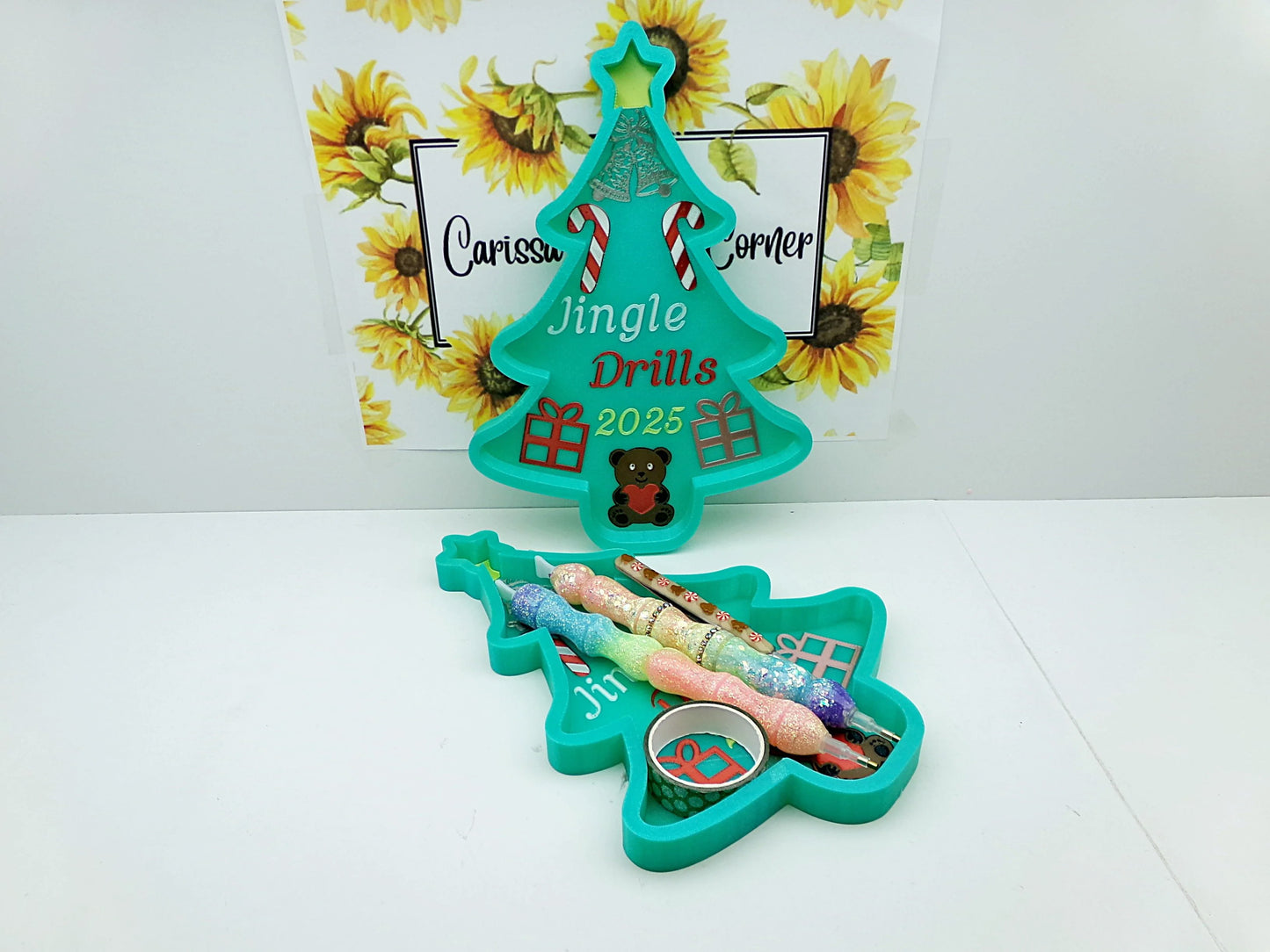 Jingle Drills 2025 Christmas Tree Trinket Tray