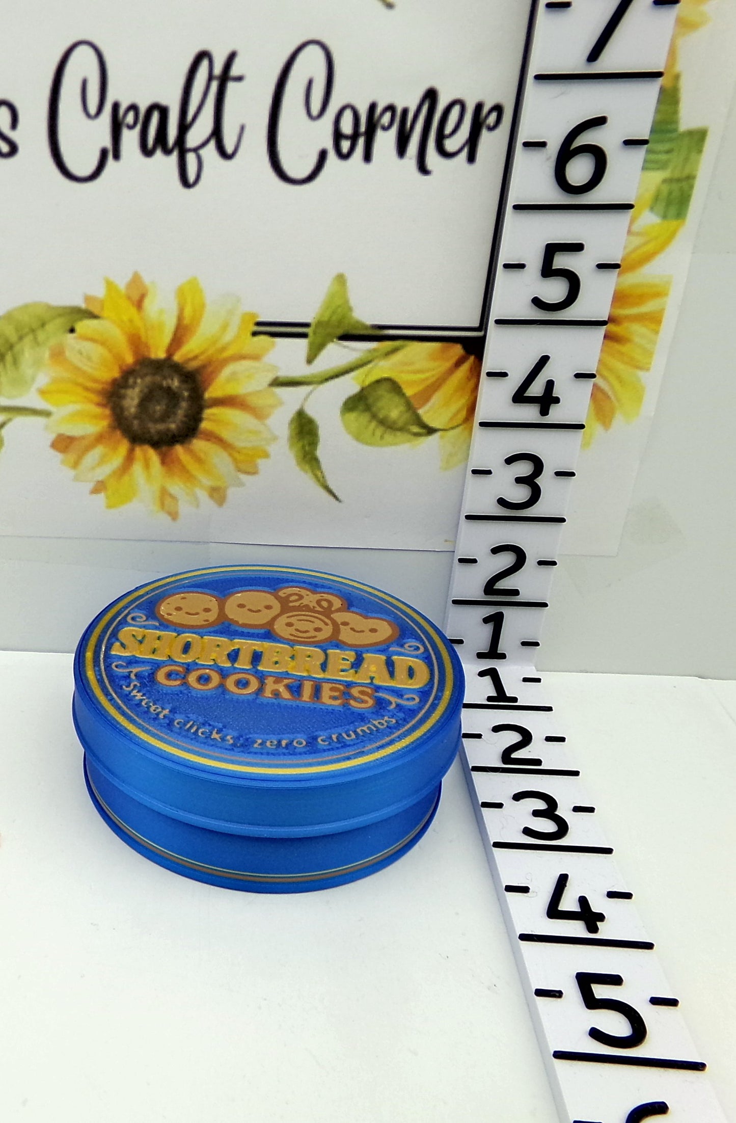 ShortBread Cookie Tin Clicker "not a Cover Minder"