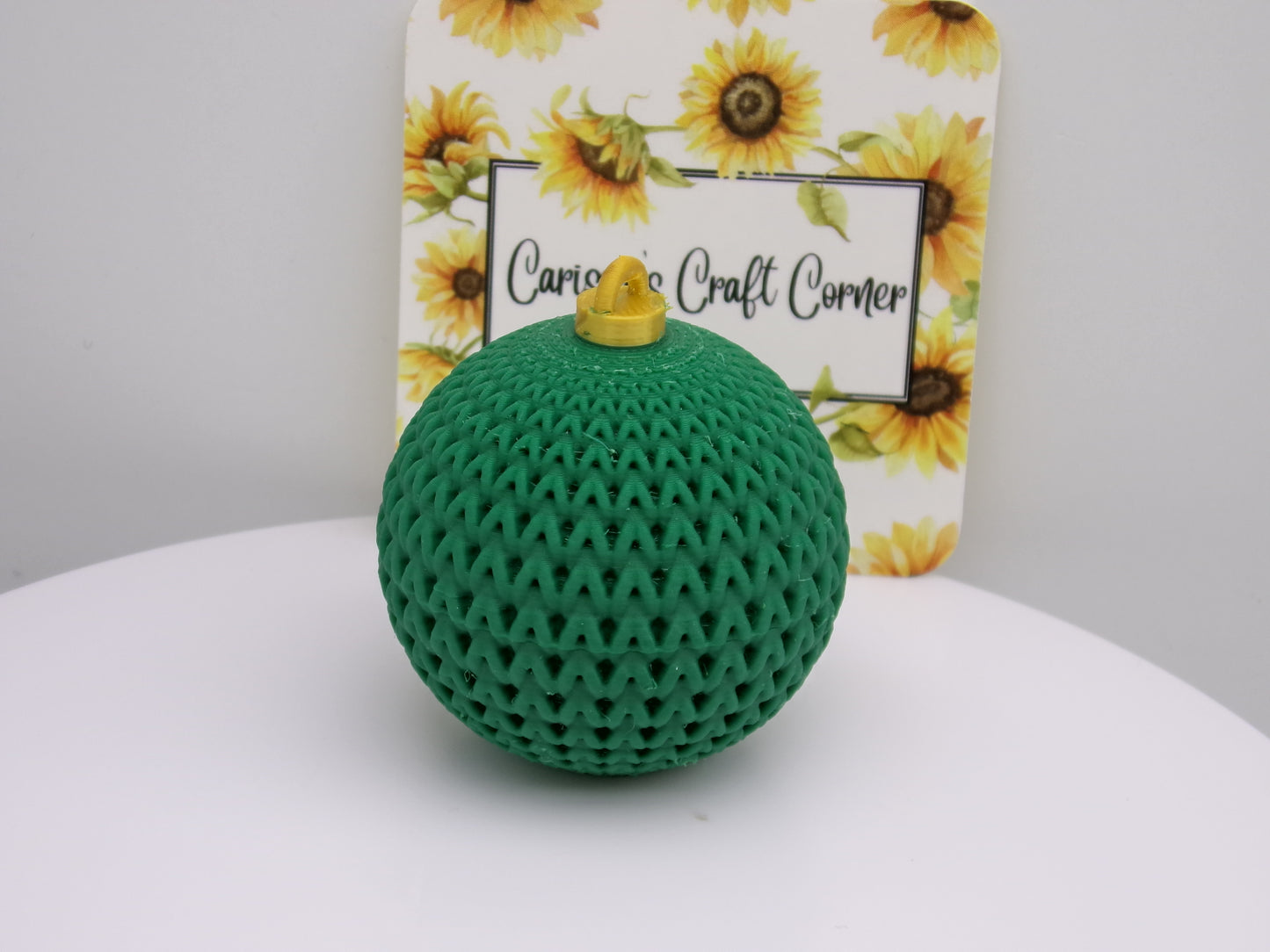 Christmas Ornament Drill Trash Cover Minder