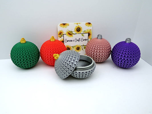 Christmas Ornament Drill Trash Cover Minder