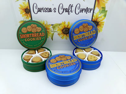 ShortBread Cookie Tin Clicker "not a Cover Minder"