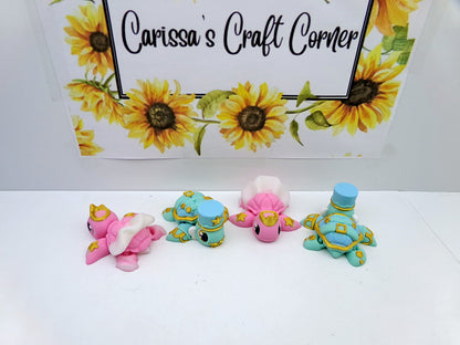 Sugar Plum Fairy & Nutcracker turtle Cover minders