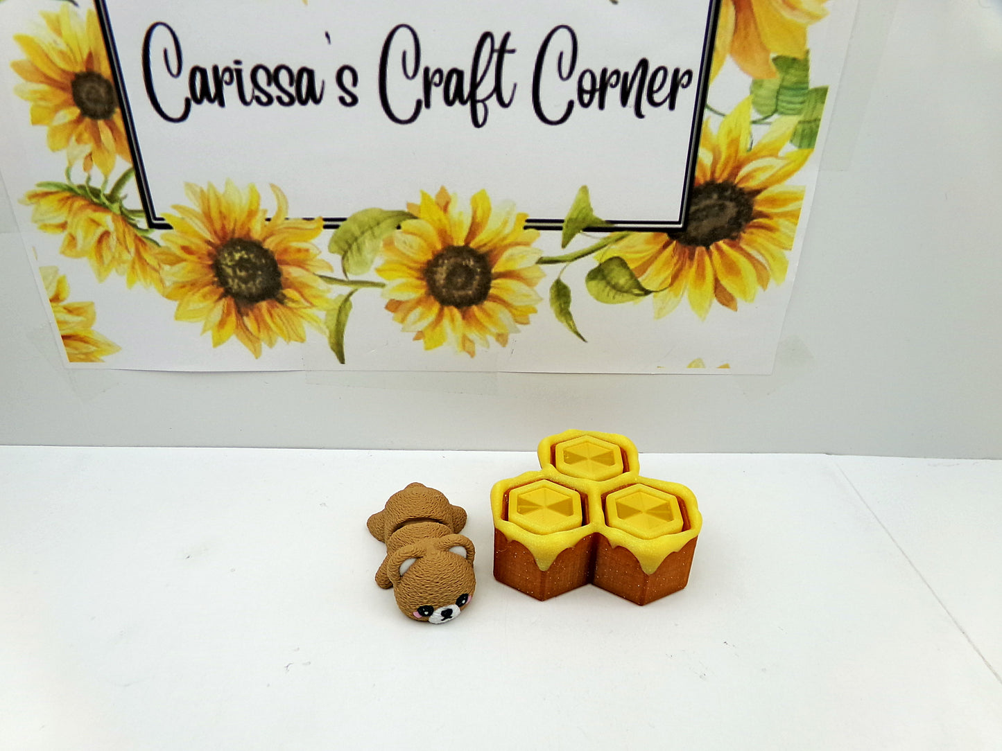 HoneyComb Clicker and Bear Cover Minder set