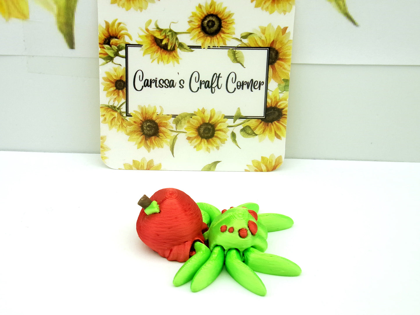 3d printed Fruit Themed Spider Cover Minders