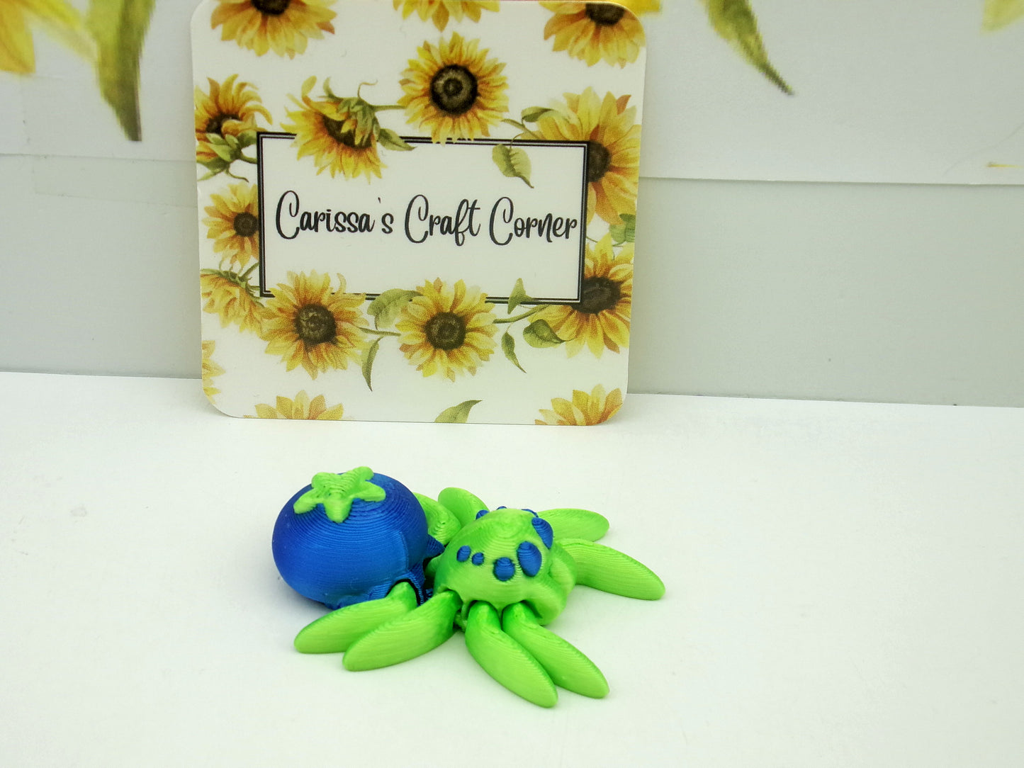 3d printed Fruit Themed Spider Cover Minders