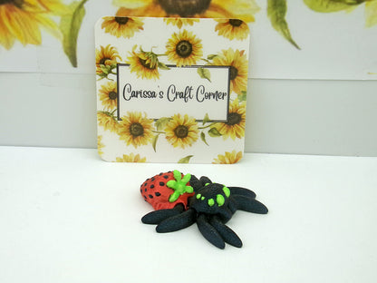 3d printed Fruit Themed Spider Cover Minders