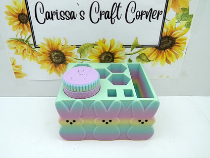 A Bunny Themed Pen Holder and a Trash Drill Storage