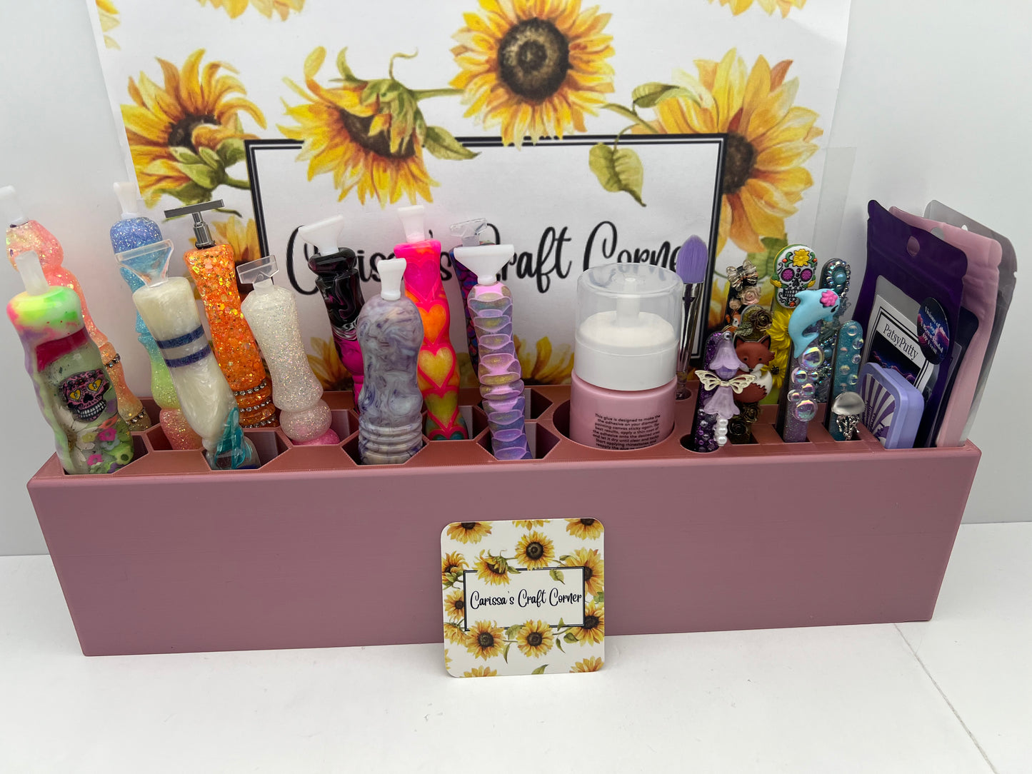 MICHAELS Artist's Loft Glass Desk Insert Organizer