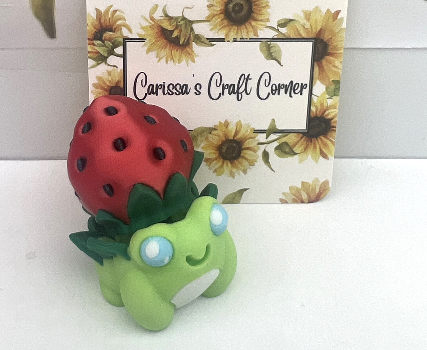 Strawberry Pen Holder and pals