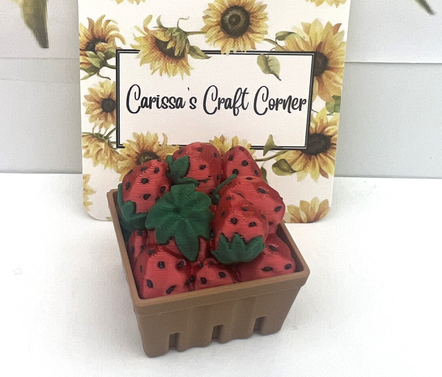 Strawberry Pen Holder and pals