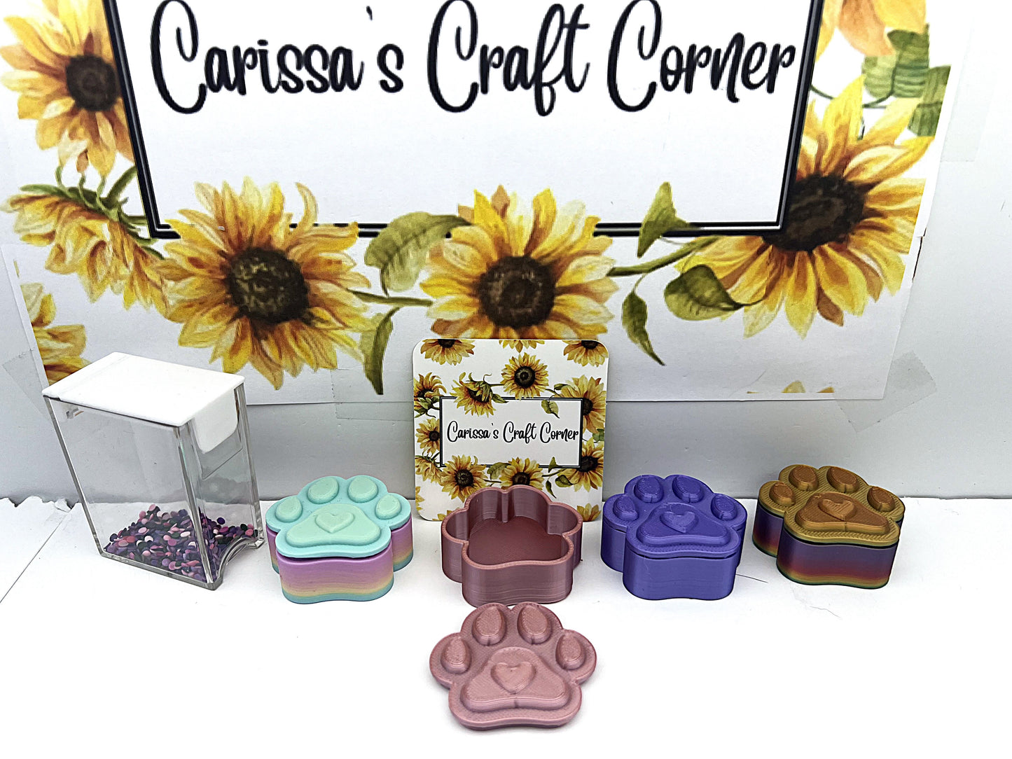 Paw Print TrashPot / Cover Minder