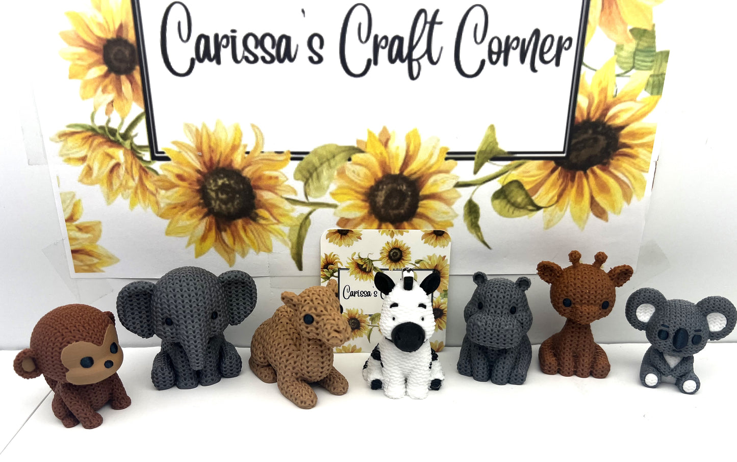 3d printed Zoo animals Cover Minder