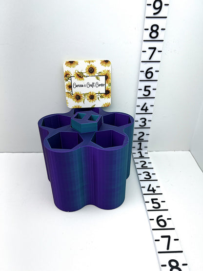 Flower Pen Holder With Tweezer Insert