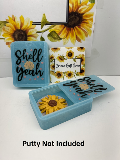Shell Yeah Putty pal Box Super sized  Or Regular