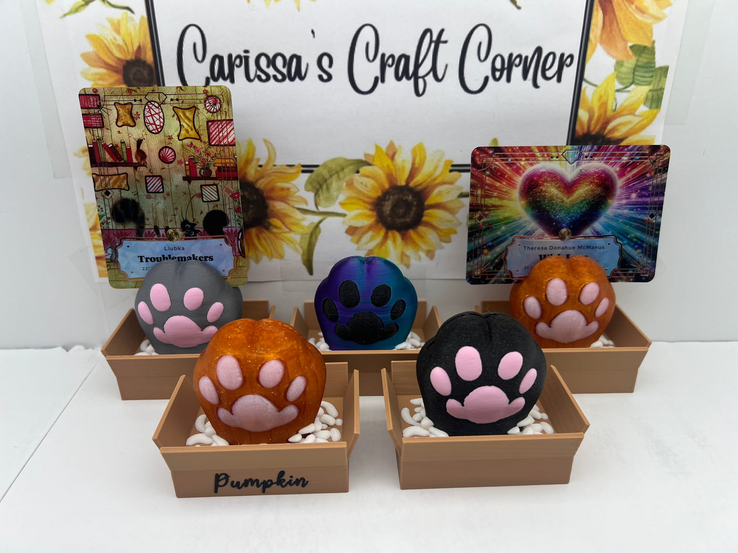 Cat Paw in Box Treasure Quest Card Holder