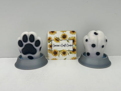 Dog Paw in Water Bowl Treasure Quest Card Holder