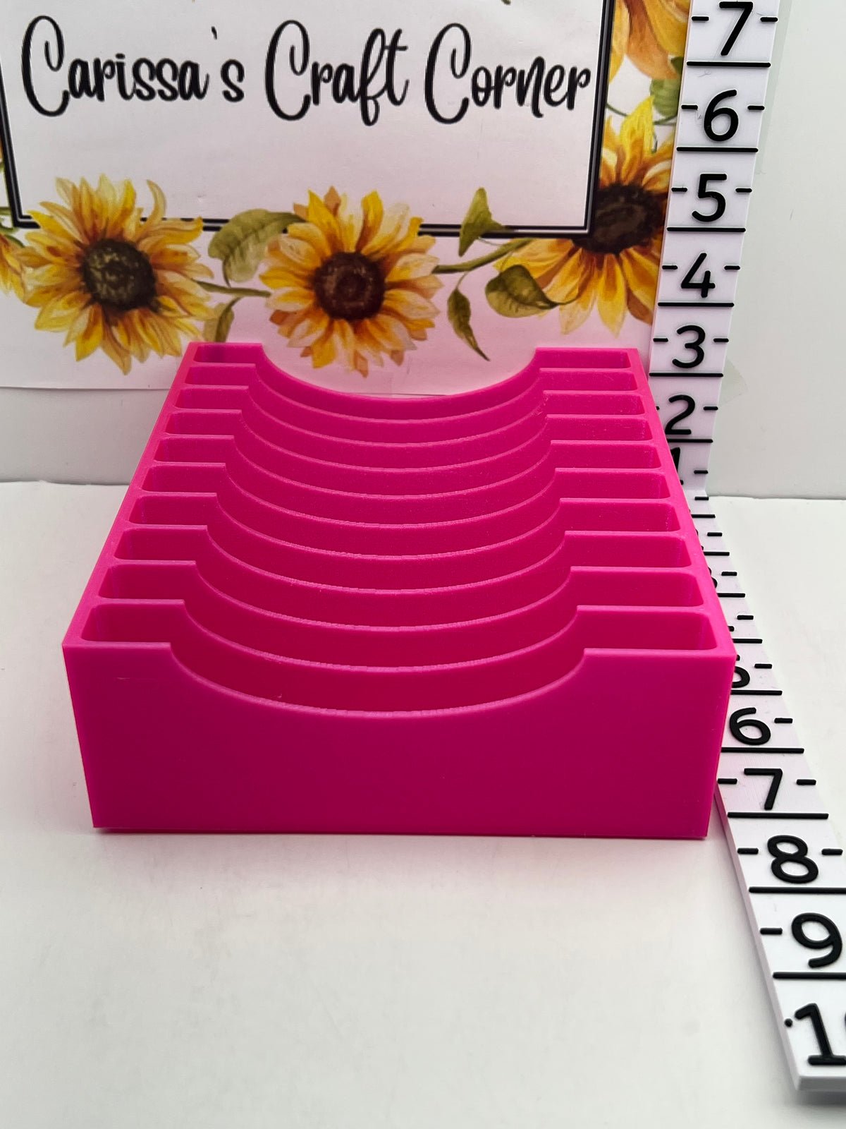 Recipe Box Style Release Paper Holder