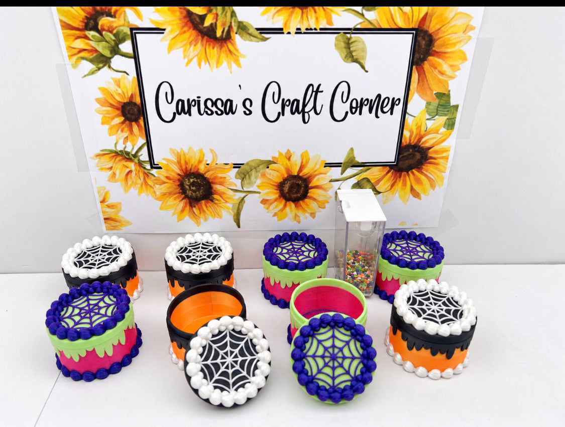 SpiderWeb Cake  Trash Drill Pot  Coverminder 🕸️🕷️🕸️🕷️🕸️