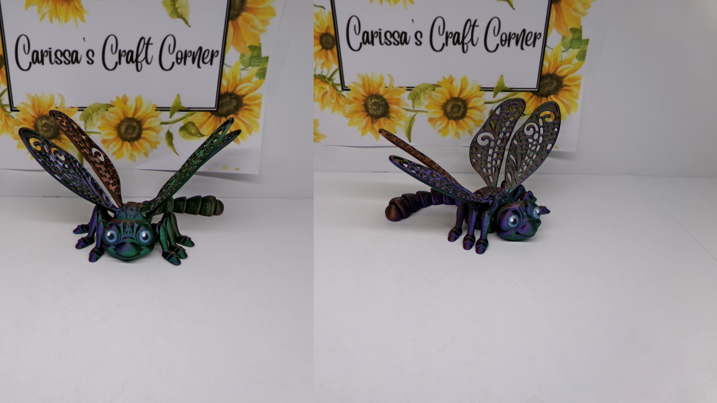 3D Printed Articulated Dragonfly