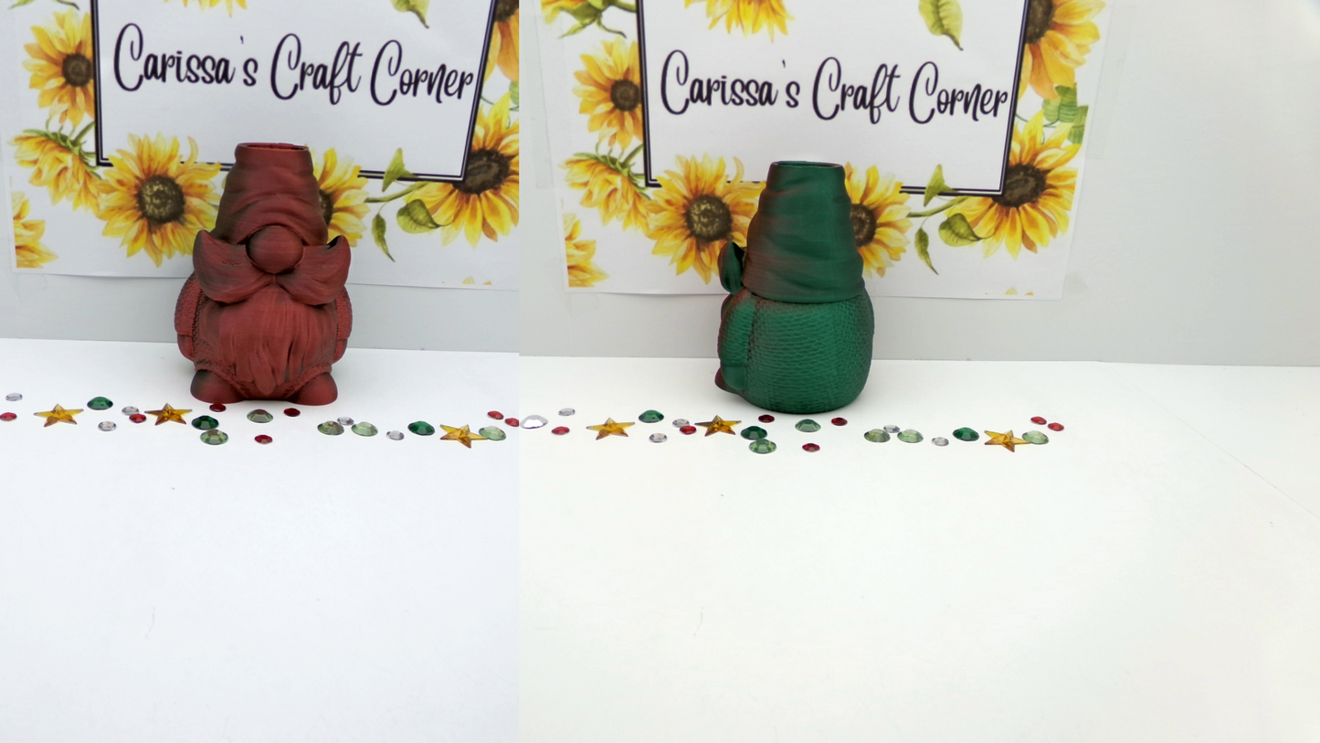 Holiday Gnome pen holder