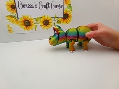 3D Printed Articulated Hippo